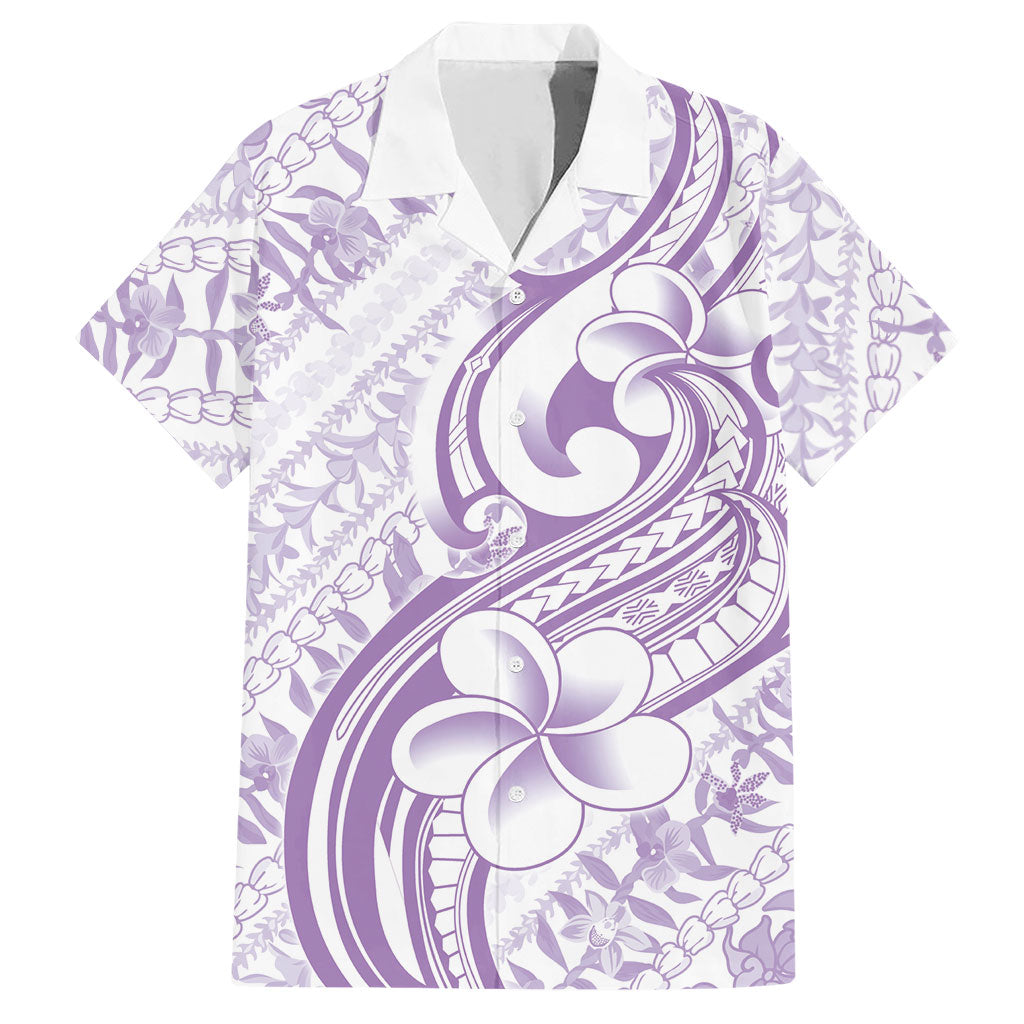 Hawaii Plumeria Lokelani Pikake Lei Hawaiian Shirt Poni Polynesian Tattoo