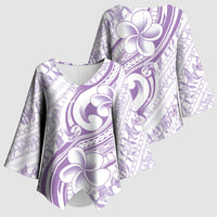 Hawaii Plumeria Lokelani Pikake Lei Kimono Sleeve Blouse Poni Polynesian Tattoo