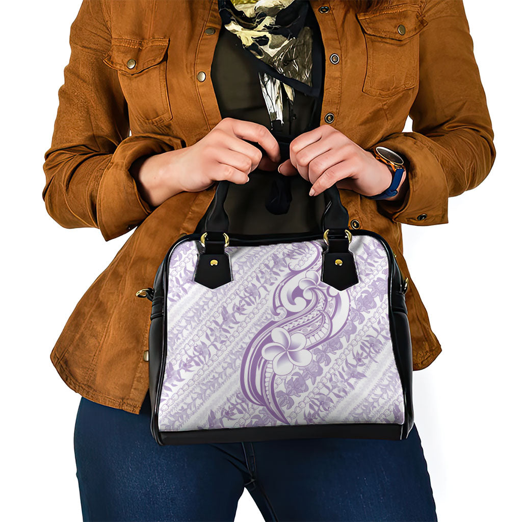 Hawaii Plumeria Lokelani Pikake Lei Shoulder Handbag Poni Polynesian Tattoo LT9 - Polynesian Pride