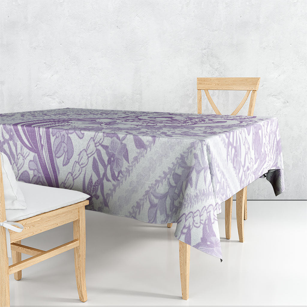 Hawaii Plumeria Lokelani Pikake Lei Tablecloth Poni Polynesian Tattoo