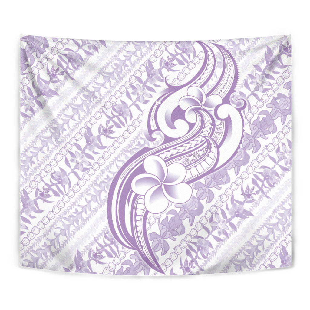 Hawaii Plumeria Lokelani Pikake Lei Tapestry Poni Polynesian Tattoo