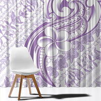Hawaii Plumeria Lokelani Pikake Lei Window Curtain Poni Polynesian Tattoo LT9 - Polynesian Pride