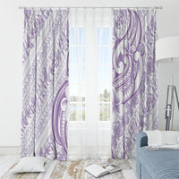 Hawaii Plumeria Lokelani Pikake Lei Window Curtain Poni Polynesian Tattoo LT9 - Polynesian Pride