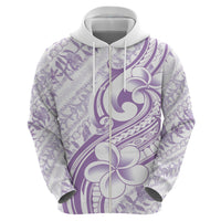 Hawaii Plumeria Lokelani Pikake Lei Zip Hoodie Poni Polynesian Tattoo