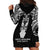 New Zealand Te Reo Maori Hoodie Dress Kia Kaha Maori Language Week Black Style LT9 - Polynesian Pride