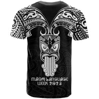 New Zealand Te Reo Maori T Shirt Kia Kaha Maori Language Week Black Style LT9 - Polynesian Pride