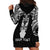 Personalised New Zealand Te Reo Maori Hoodie Dress Kia Kaha Maori Language Week Black Style LT9 - Polynesian Pride