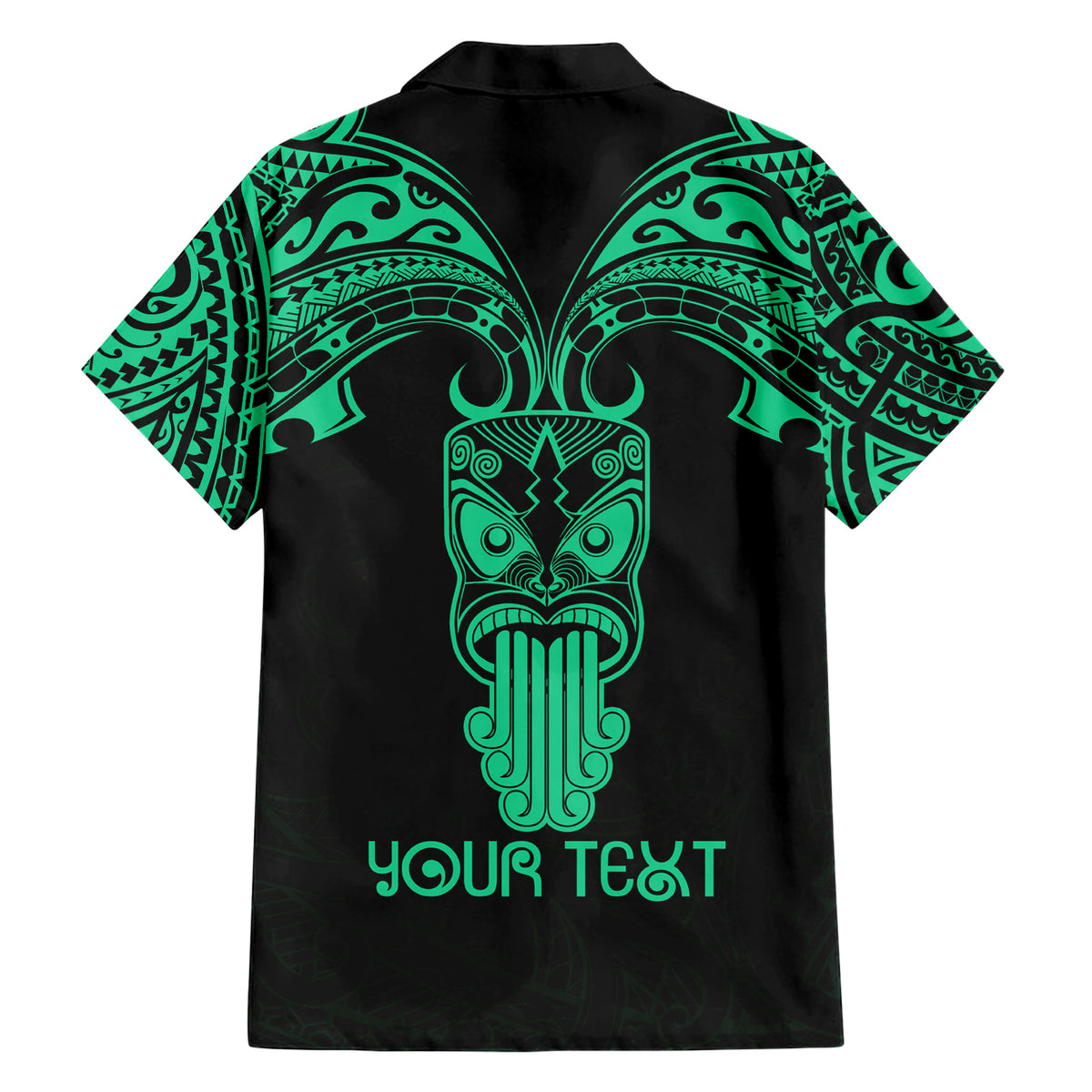 Personalised New Zealand Te Reo Maori Hawaiian Shirt Kia Kaha Maori Language Week Green Style LT9 - Polynesian Pride