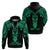 Personalised New Zealand Te Reo Maori Hoodie Kia Kaha Maori Language Week Green Style LT9 - Polynesian Pride