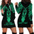 Personalised New Zealand Te Reo Maori Hoodie Dress Kia Kaha Maori Language Week Green Style LT9 - Polynesian Pride