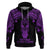 Personalised New Zealand Te Reo Maori Hoodie Kia Kaha Maori Language Week Purple Style LT9 Purple - Polynesian Pride