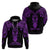 Personalised New Zealand Te Reo Maori Hoodie Kia Kaha Maori Language Week Purple Style LT9 - Polynesian Pride