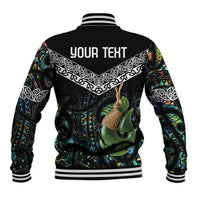 Personalised Maori Manaia Baseball Jacket New Zealand Tribal Hei Matau Papua Shell