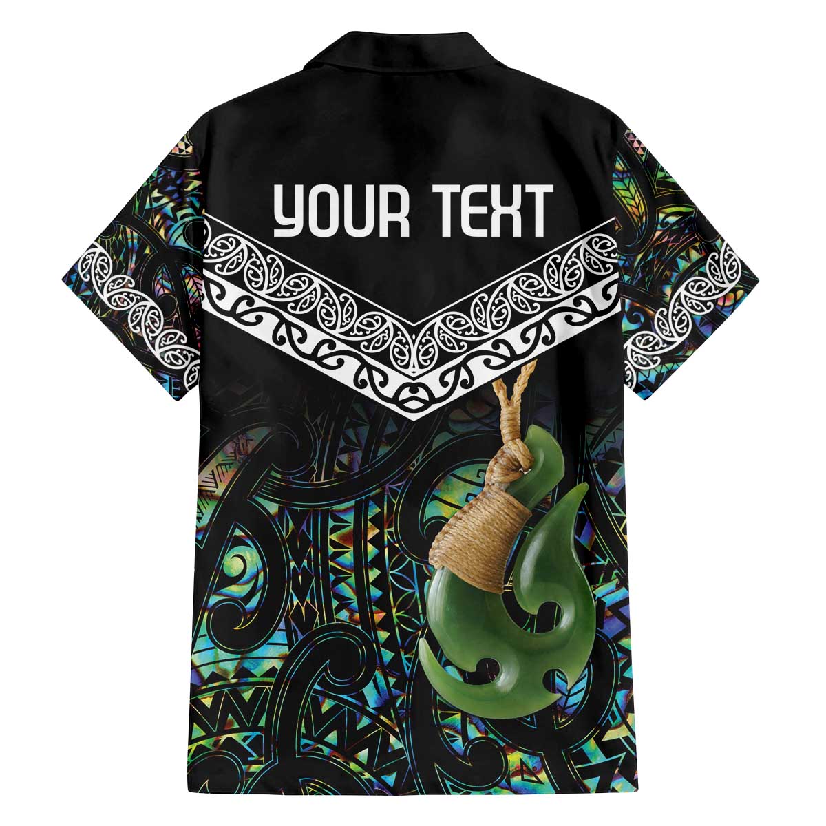 Personalised Maori Manaia Family Matching Puletasi and Hawaiian Shirt New Zealand Tribal Hei Matau Papua Shell LT9 - Polynesian Pride