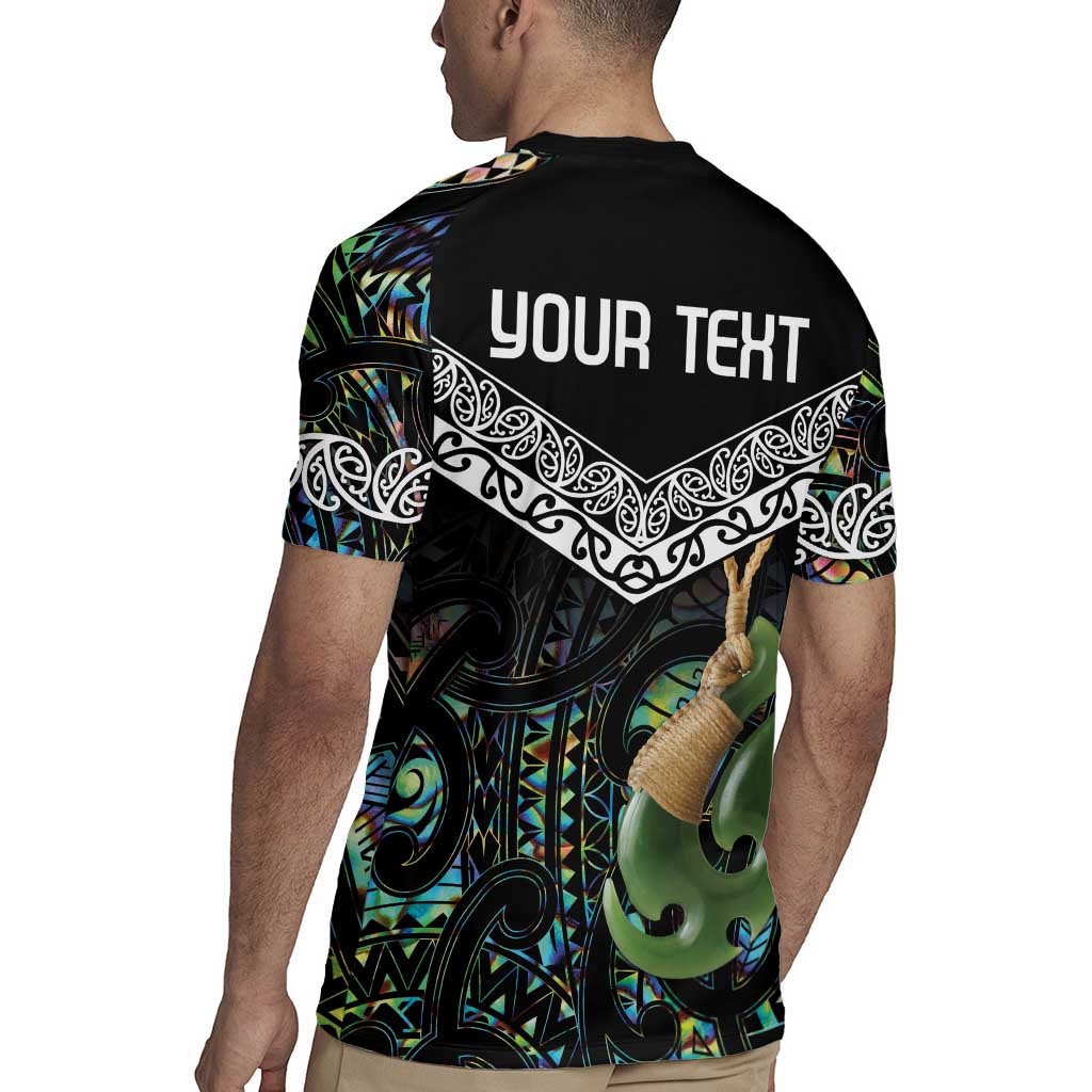 Personalised Maori Manaia Rugby Jersey New Zealand Tribal Hei Matau Papua Shell