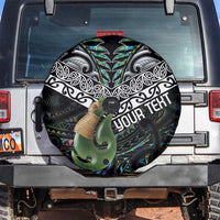 Personalised Maori Manaia Spare Tire Cover New Zealand Tribal Hei Matau Papua Shell