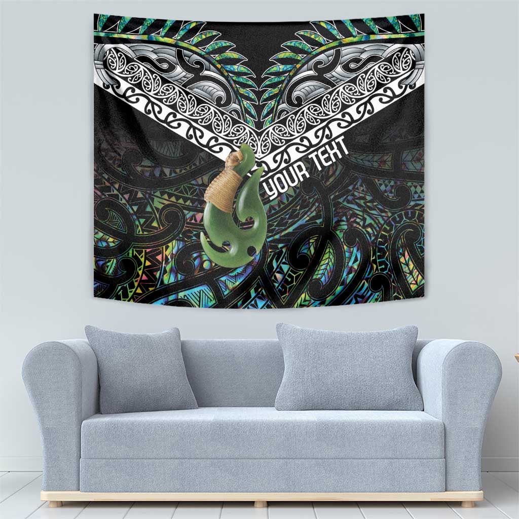 Personalised Maori Manaia Tapestry New Zealand Tribal Hei Matau Papua Shell