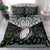 Custom New Zealand Bedding Set Maori Rugby Tattoo Papua Shell