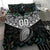 Custom New Zealand Bedding Set Maori Rugby Tattoo Papua Shell