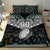 Custom New Zealand Bedding Set Maori Rugby Tattoo Papua Shell