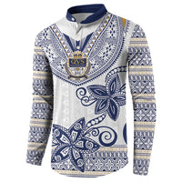 Fiji Queen Victoria School Personalised Button Sweatshirt QVS 120 Years Queen Victoria Alumni Legacy LT9 - Polynesian Pride
