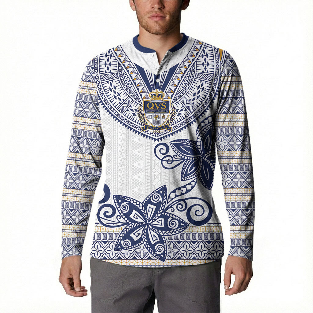 Fiji Queen Victoria School Personalised Button Sweatshirt QVS 120 Years Queen Victoria Alumni Legacy LT9 - Polynesian Pride
