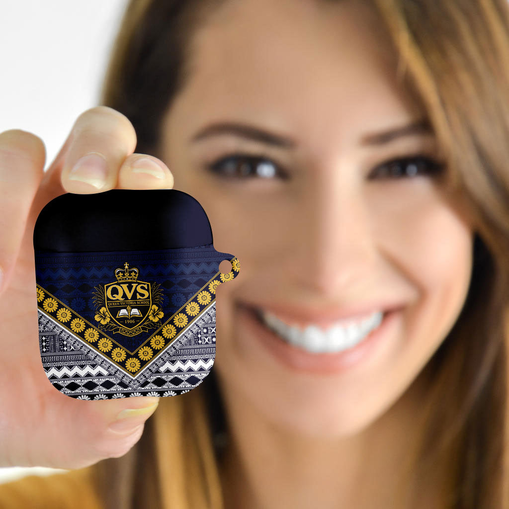 Fiji Queen Victoria School AirPods Case QVS 1906 Generational School Legacy LT9 - Polynesian Pride