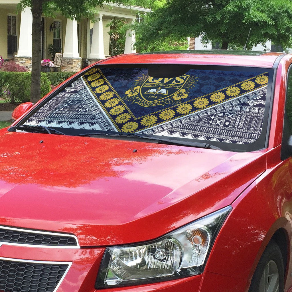 Fiji Queen Victoria School Auto Sun Shade QVS 1906 Generational School Legacy LT9 - Polynesian Pride