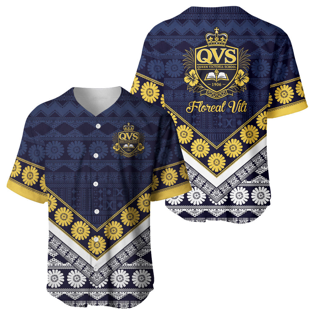Fiji Queen Victoria School Baseball Jersey QVS 1906 Generational School Legacy