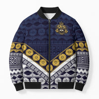 Fiji Queen Victoria School Bomber Puffer Jacket QVS 1906 Generational School Legacy