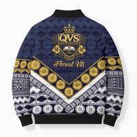 Fiji Queen Victoria School Bomber Puffer Jacket QVS 1906 Generational School Legacy