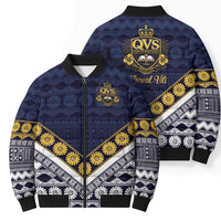 Fiji Queen Victoria School Bomber Puffer Jacket QVS 1906 Generational School Legacy