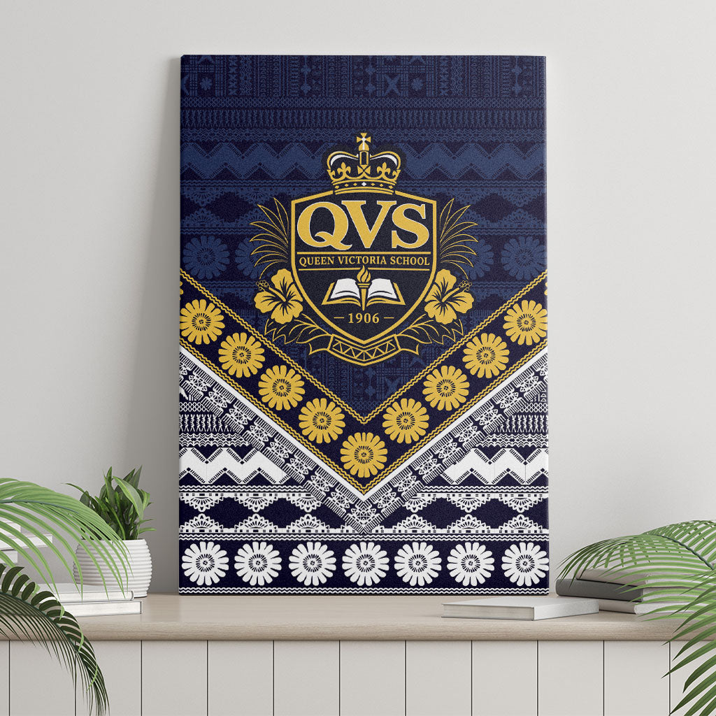 Fiji Queen Victoria School Canvas Wall Art QVS 1906 Generational School Legacy