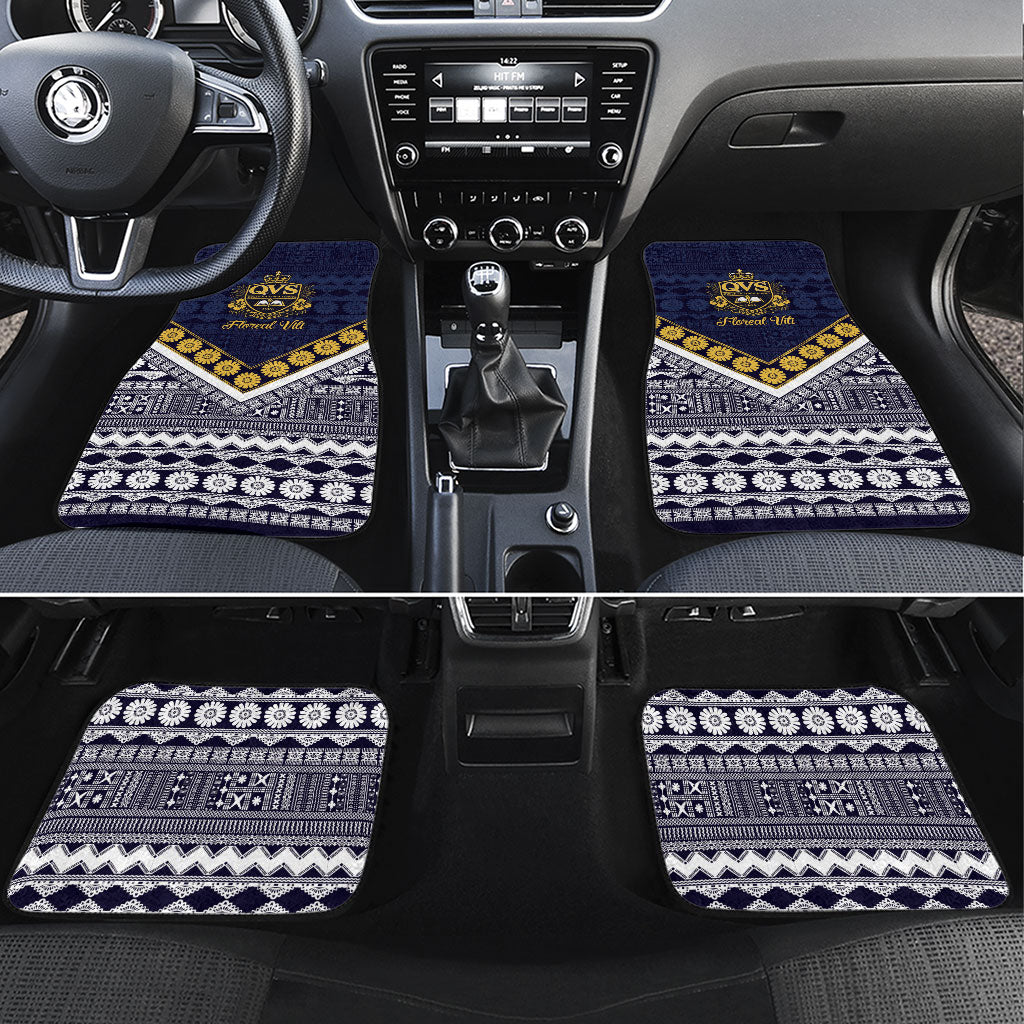 Fiji Queen Victoria School Car Mats QVS 1906 Generational School Legacy
