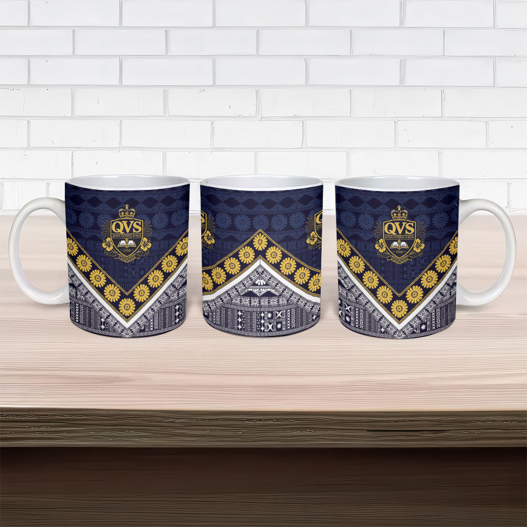 Fiji Queen Victoria School Ceramic Mug QVS 1906 Generational School Legacy