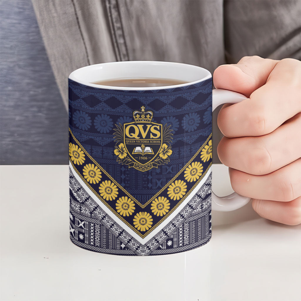 Fiji Queen Victoria School Ceramic Mug QVS 1906 Generational School Legacy