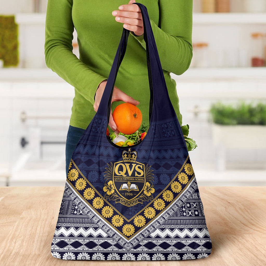 Fiji Queen Victoria School Grocery Bag QVS 1906 Generational School Legacy
