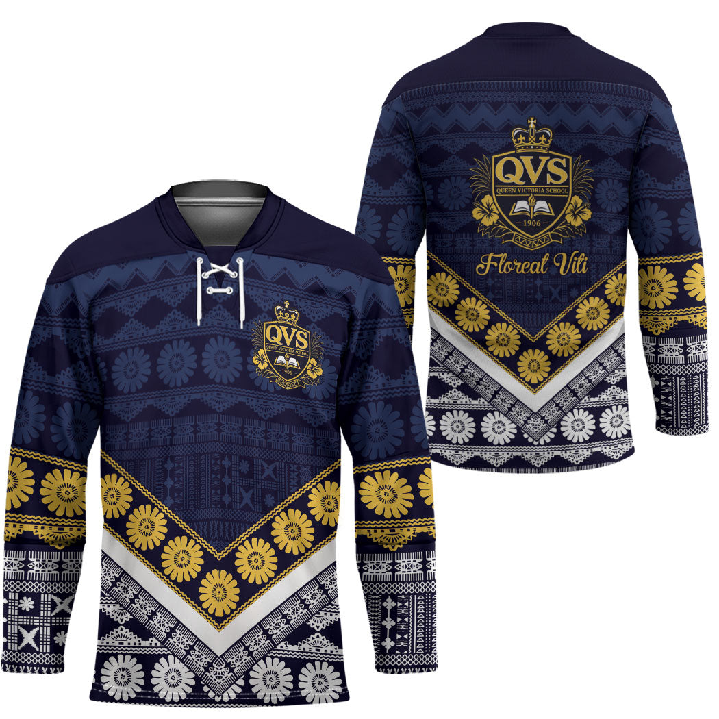 Fiji Queen Victoria School Hockey Jersey QVS 1906 Generational School Legacy LT9 - Polynesian Pride