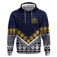 Fiji Queen Victoria School Hoodie QVS 1906 Generational School Legacy LT9 Pullover Hoodie Blue - Polynesian Pride