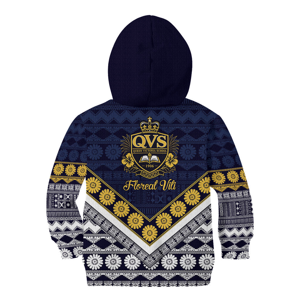 Fiji Queen Victoria School Kid Hoodie QVS 1906 Generational School Legacy LT9 - Polynesian Pride