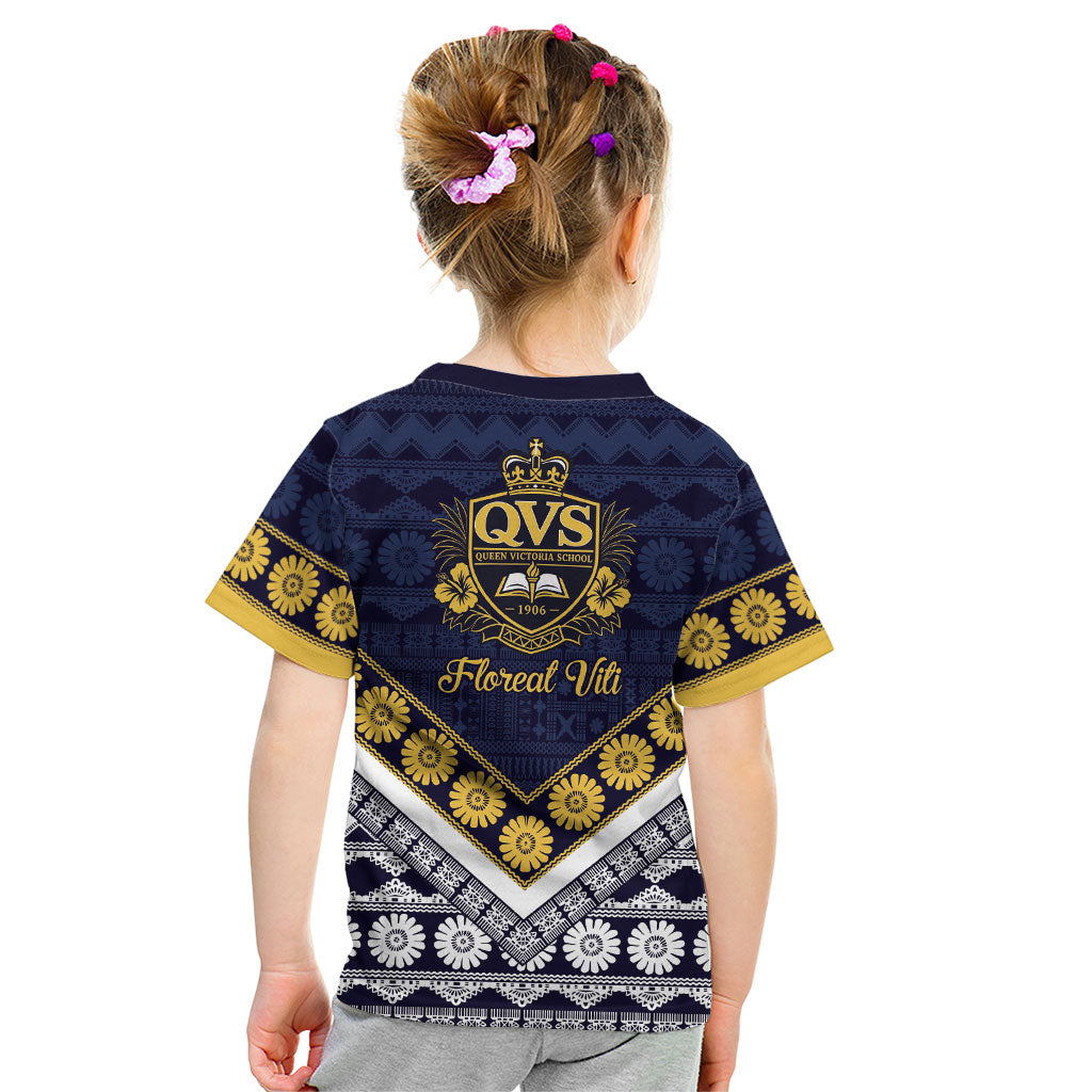 Fiji Queen Victoria School Kid T Shirt QVS 1906 Generational School Legacy LT9 - Polynesian Pride