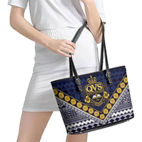 Fiji Queen Victoria School Leather Tote Bag QVS 1906 Generational School Legacy LT9 - Polynesian Pride
