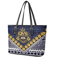 Fiji Queen Victoria School Leather Tote Bag QVS 1906 Generational School Legacy LT9 - Polynesian Pride