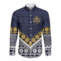Fiji Queen Victoria School Long Sleeve Button Shirt QVS 1906 Generational School Legacy