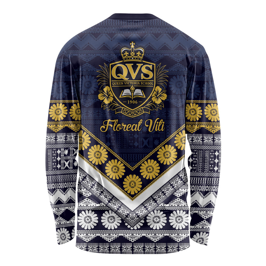 Fiji Queen Victoria School Long Sleeve Shirt QVS 1906 Generational School Legacy LT9 - Polynesian Pride