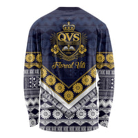 Fiji Queen Victoria School Long Sleeve Shirt QVS 1906 Generational School Legacy LT9 - Polynesian Pride