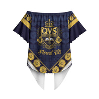 Fiji Queen Victoria School Off Shoulder Wrap Waist Top QVS 1906 Generational School Legacy LT9 - Polynesian Pride