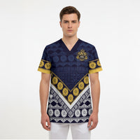 Fiji Queen Victoria School Scrub Top QVS 1906 Generational School Legacy
