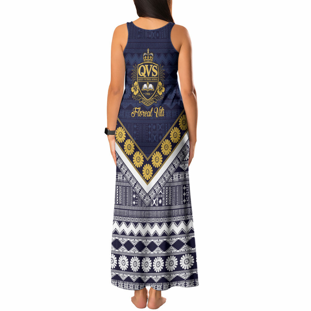 Fiji Queen Victoria School Tank Maxi Dress QVS 1906 Generational School Legacy LT9 - Polynesian Pride