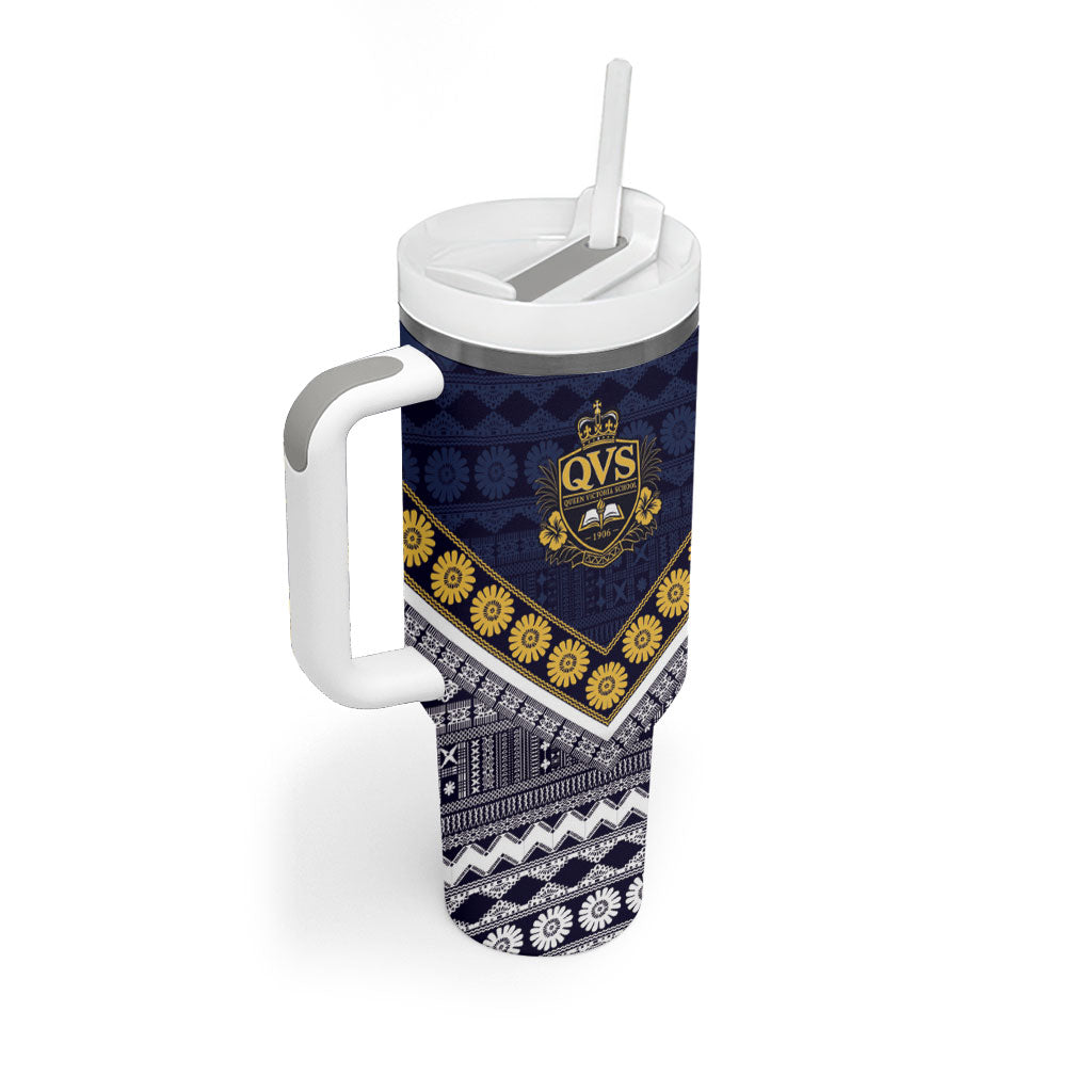 Fiji Queen Victoria School Tumbler With Handle QVS 1906 Generational School Legacy LT9 - Polynesian Pride